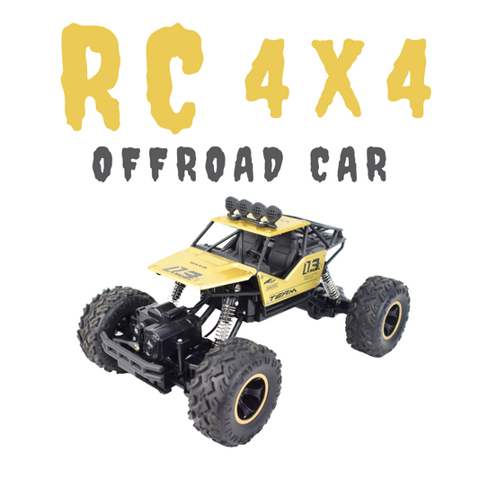 RC 4X4 Off-road Car Type - 2  Gold  colour